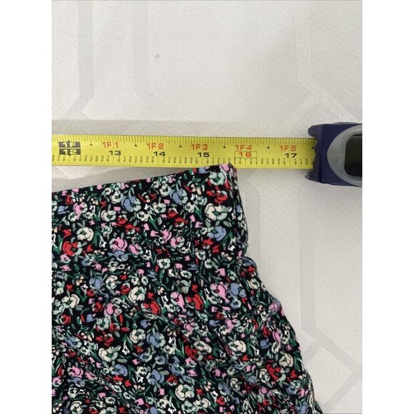 LOFT Size L Fluid Pull On Shorts Floral Print High Rise Pockets NWT - Picture 6 of 12